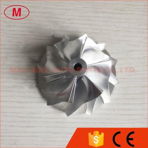 TD05H reverse 49179-02712 56.24/75.00mm 6+6 blades turbo aluminum 2618/milling/ Billet compressor wheel