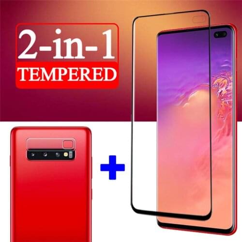 Protective glass for samsung galaxy S10 S10e S10Plus 10 plus 10plus 10e e tempered screen protector samsun galax 3D Camera lens