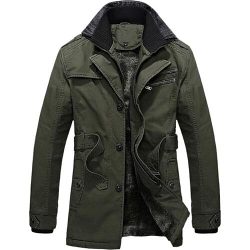 Winter Thick Parkas Fleece Warm Jackets Military Tactical Coats Windproof Thermal Windbreaker Mens Casual Clothing ropa hombre