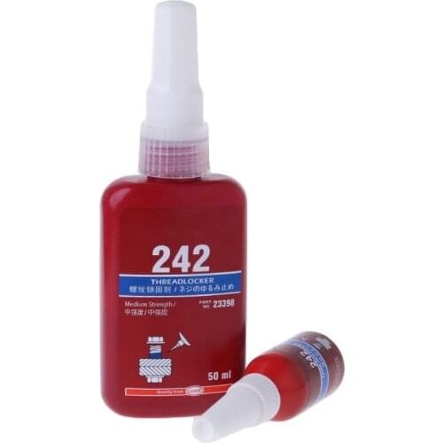 1pc 10ML/50ML 242 Thread Seal Lock Glue Screw Blue Anaerobic Adhesive