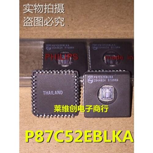 100% New&Original P87C52EBLKA P87C52 WPLCC44
