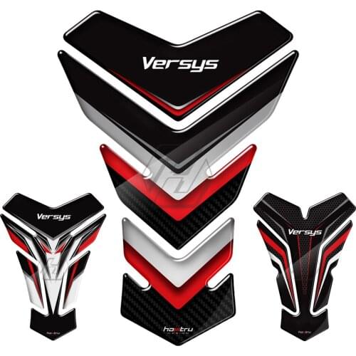 3D Resin Motorcycle Tank Pad Protector Sticker Case for Kawasaki Versys 650/650LT 1000 Versys-X300