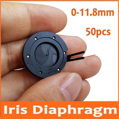 50pcs Digital Camera Microscope Light Regulator Adapter 0-11.8mm Amplifying Zoom Optical Iris Diaphragm Aperture Condenser