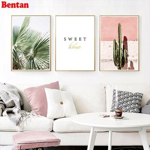 Diamond embroidery Pink cactus green plant flower 5D diamond painting full square round drill diy Diamond Mosaic decoration new