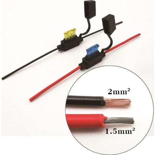 Medium Size Automobile Fuse Holder Fuse Box Waterproof for Car Headlights Refitted