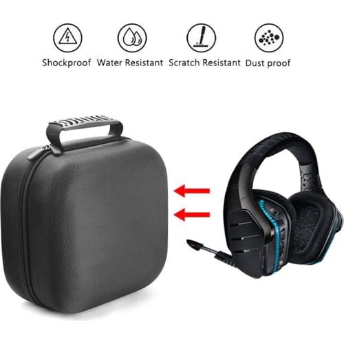 Portable Case For Logitech G933 Artemis Spectrum Wireless 7.1 Gaming Headset Case Protective Cover Box Bag Universal