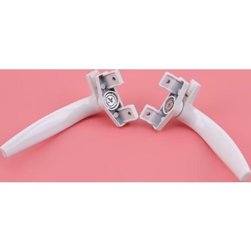 Black And White Aluminum Alloy Inside Outside Open Window Door Handle Push Window Lock Handle