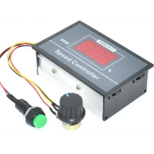 30A PWM Digital LED Display 0~100% adjustable DC 6V 12V 24V 48V Motor Speed Controller 100% Brand New And High Quality
