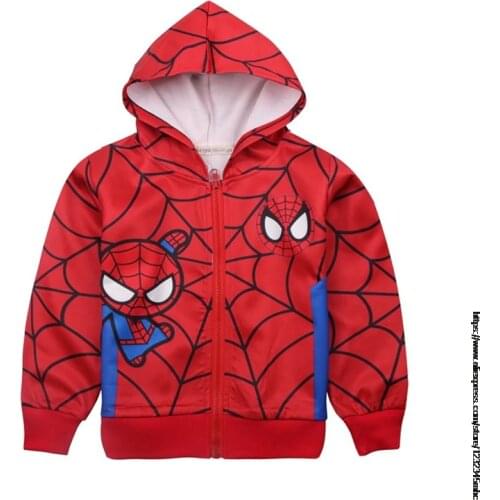 Disney SpiderMan 3D Print Boys New hoodies boys autumn and Winter hoodies Tops Casual Brand children Hoodie Sweatshirt