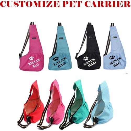 Customized Pet Sling Bags Small Pet Sling Bags Outdoor Windproof Carriers For Small Pets