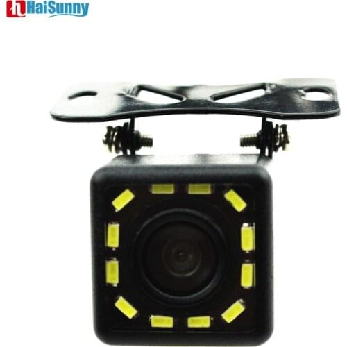 Car Parking Camera Waterproof 12LED Night Vision Car Rear View Backup Camera For Video Player Car Rearview Mirror Monitor