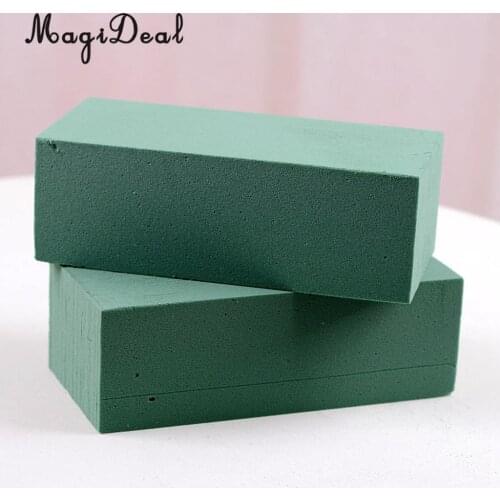 Inserting Fresh Flower Mud Floral Foam Bricks Wet Foam Blocks for Wedding Design Flower Mud 23 x11 x7.5 cm