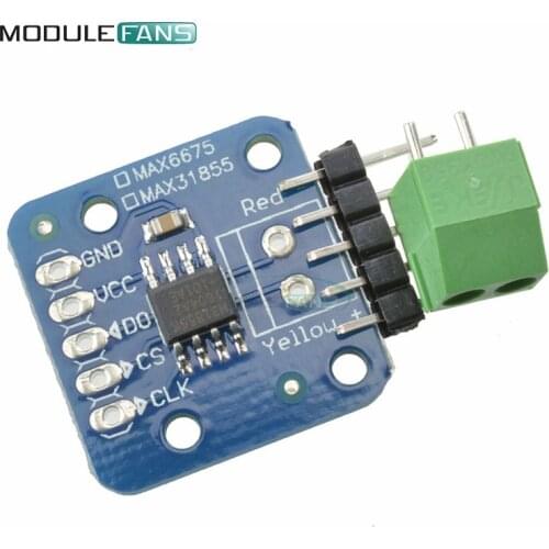 MAX31855 K Type Thermocouple Breakout Board Temperature 1350 Celsius For 3V-5V For Arduino MAX31855 Module Board