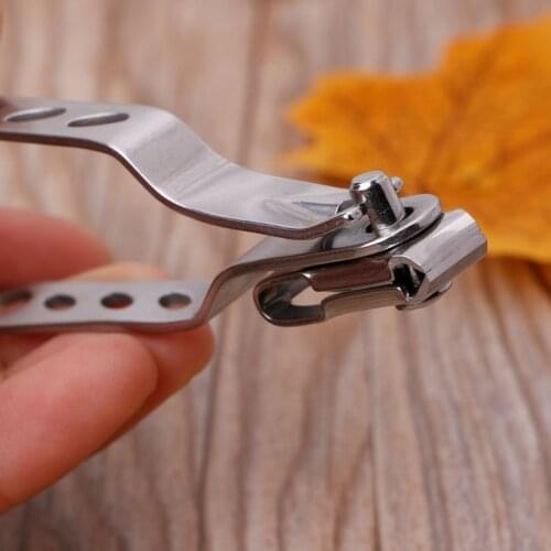 Nail Toe Clipper Cutter Trimmer Scissor Stainless Steel Manicure Pedicure Tool X7JA
