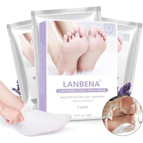 Lavender Foot Mask Gentle Exfoliation Deep Nourishment Improve Dry Skin Anti Chapping Peeling Dead Skin Soft Smooth Foot Patch