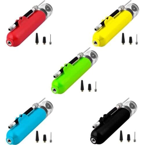 Portable Mini Ball Pump Basketball Football Volleyball Inflator Pump Inflatable Needle Nozzle Accessories