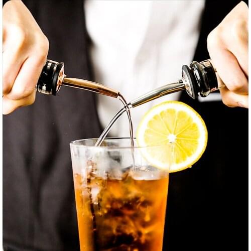 New Stainless Steel Wine Liquor Pourer Wine Bottle Pourer Stopper Oil Bottle Pourer Stopper