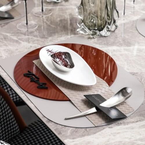 Luxury Soft Western Dining Table Setting Dinner Plate Creative Stainless Steel Closing Dessert Bowl Black Bookmark Spoon Holder
