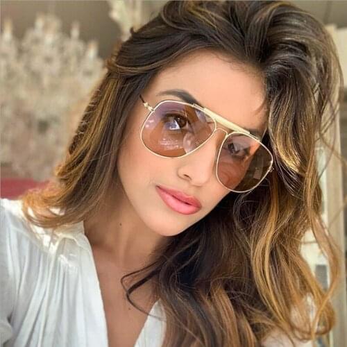 FENCHI Pink Female Sunglasses Fashionable Decorative Glasses for Women 2021 Shades zonnebril dames