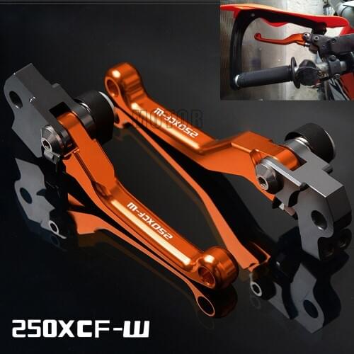 For 250XCF-W 2007-2018 2017 250 XCF-W XCFW XCF W CNC Aluminum Motorcycle Dirt Pit Bike Motocross Pivot Brake Clutch Levers