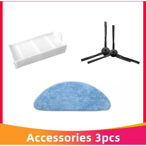 Main Primary Side Brush HEPA Filter Mop Cloth for Chuwi iLife V5s Pro V3 V5 V5s V3s V50 X5 Robot Vacuum Cleaner Replacement