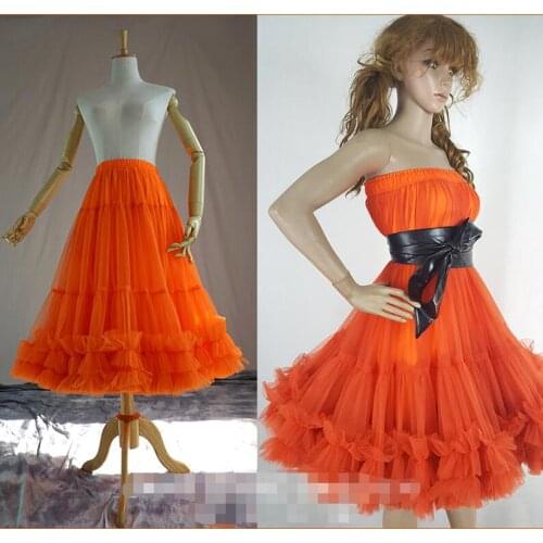 Super large screen puff skirt half screen skirt Japanese romantic Customized fairy soft high quality gauze skirt half skirt