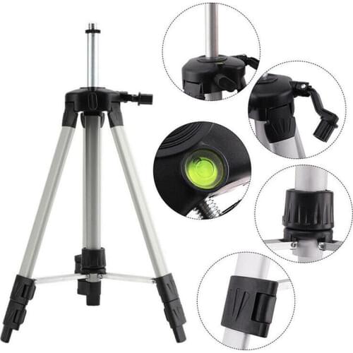Laser Level Tripod Adjustable Height Thicken Aluminum Tripod Stand for Self Leveling 1.2/1.5m with Storage Bag
