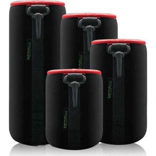 Size S M L XL Neo pine Waterproof Neoprene Padded Protector Camera Lens Pouch Bag Case for Nik on Can on DSLR Lens Accessories