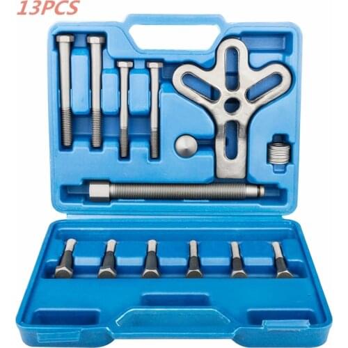 13pcs Harmonic Balancer Steering Wheel Puller Removal Car Auto Automotive Tools Heavy Duty Crankshaft Gear Pullery Repair Kit