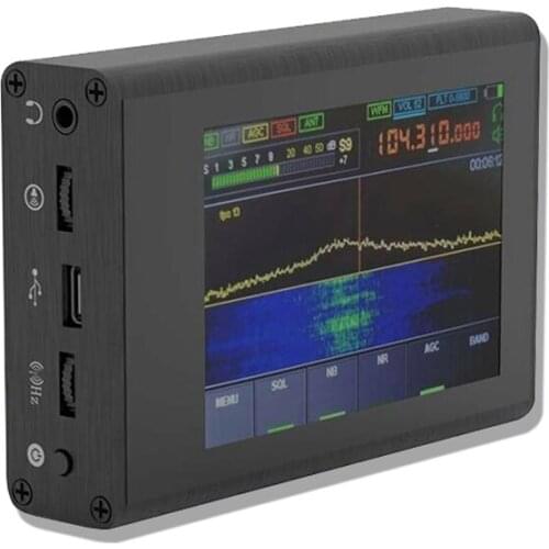 50KHz-200MHz/50MHz-2GH Malachite SDR DSP Receiver Malahit Shortwave Radio 3.5" Screen Electrical Instruments Analyzers 2021 New