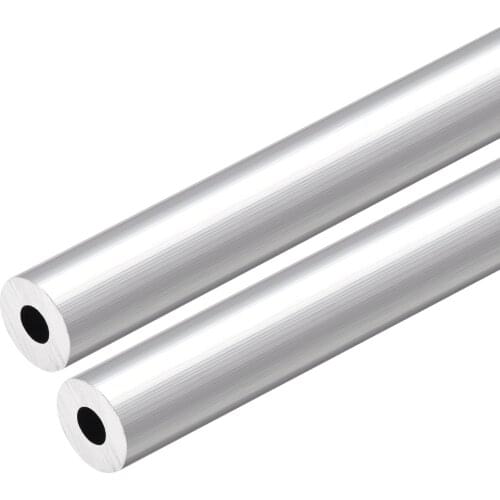 Uxcell 6063 Aluminum Round Tube 300mm Length 12mm OD 5mm Inner Dia Seamless Aluminum Straight Tubing 2 Pcs