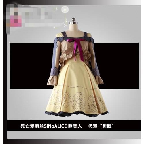 Anime Cosplay SINoALICE Briar Rose Cosplay Costumes lolita dress Women Halloween costume A