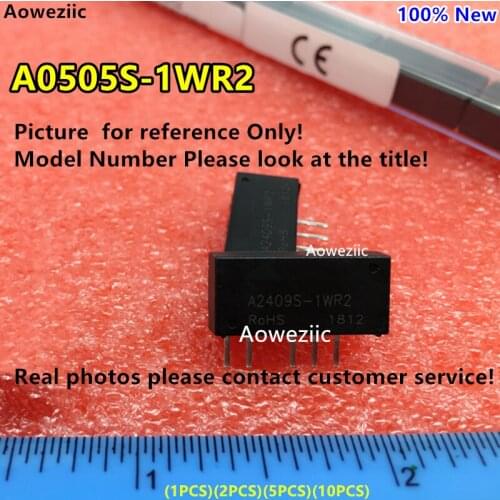 Aoweziic (1PCS) (2PCS) (5PCS) (10PCS)A0505S-1WR2 A0505S New Original SMD Input: 5V Dual Output: +5V 0.1A,-5V -0.1A DC-DC Isolate