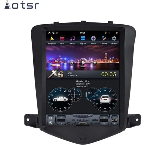 AOTSR Tesla Auto Android 9 Car Radio For Chevrolet Cruze 2009 - 2013 GPS Navigation DSP Multimedia Player CarPlay No 2 Din Unit