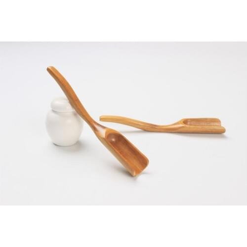 Wooden Bamboo Tea Spoon Coffee Tea Cooking Utensil Length 18cm Tea Scoop Home Accessories Tool Free Shipping SN2359