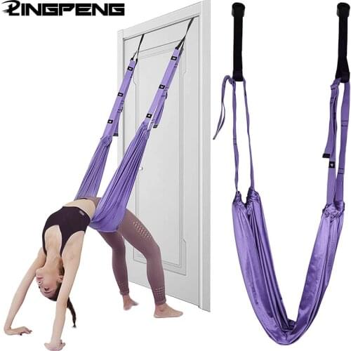 Aerial Yoga Hammock Swing Door Reverse Rope Stretch Belt Flexibility Stretch Leg Stretch Belt Ballet Dance Gymnastics Coach