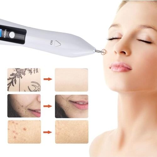 Electric LED display Plasma Pen small Tattoo removal Home beauty care Mole removal Warts Freckles Mole pen laser 9 Level USB