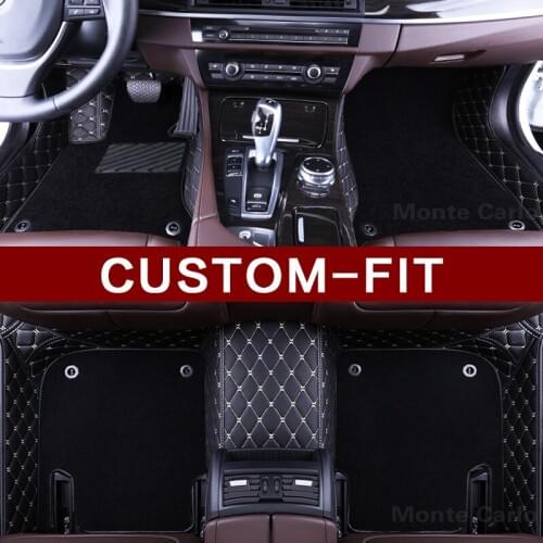 Customized car floor mats for BMW 3 5 6 7 series E90 F30 E60 E61 F10 F11 F07 G30 E63 F12 F13 E65 F01 F01 G11 G12 carpet liners