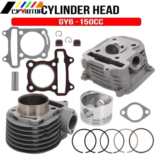 Motorcycle Engine Cylinder Piston Ring Set Gasket Washer For GY6 1250cc 150cc Scooter Moped ATV QUAD Four 4 Stroke Universal