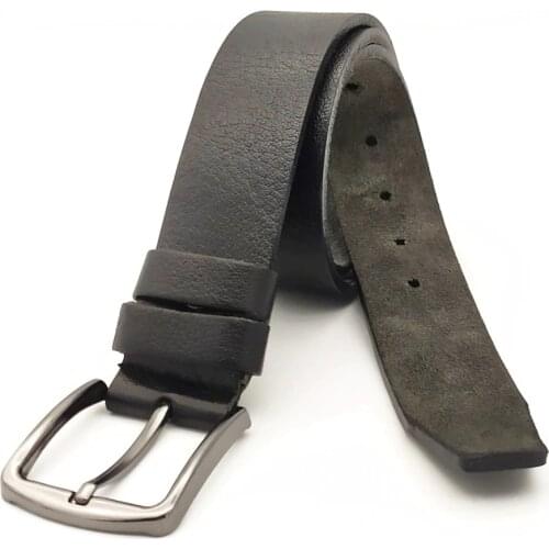 Mens Genuine Leather Belt For Jeans and Trousers 100% Genuine Buffalo Leather Long Life Soft Belt High Quality Made in Turkey