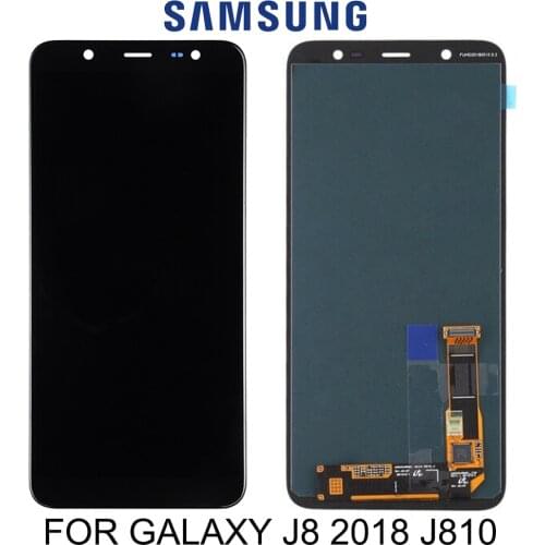 New For Samsung Galaxy J8 2018 J810 Screen LCD Display + Touch Screen Screen Adjust Brightness Pancel SM-J810 J810M Replacement