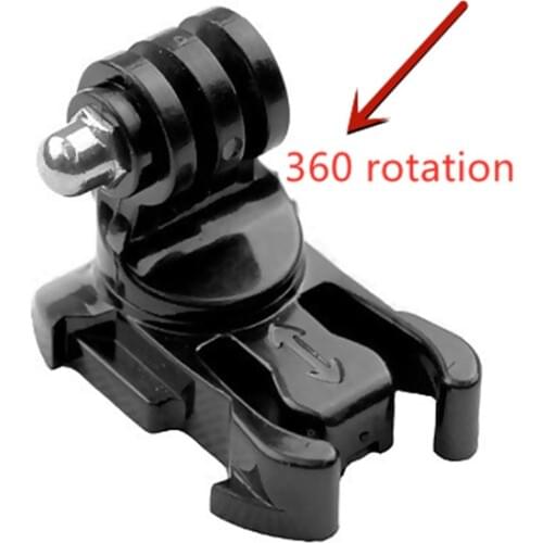 360 Degree Rotate Quick Release Buckle Vertical Swivel Mount for GoPro Hero 8 7 6 5 4 3 2 for SJCAM for Xiaomi Yi Camera