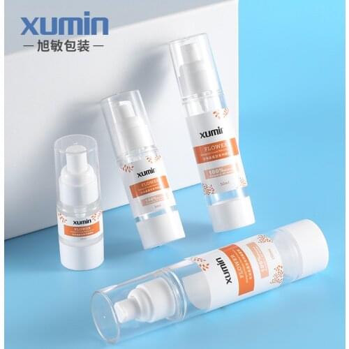 Transparent Pressing Sub-Packing Vacuum Bottle Plastic Spray Cosmetic Sub Bottle Lotion Small Empty Bottle