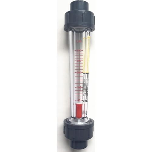 Water Flow Meter Indicator Counter Rotameter Liquid Flowmeter LZS-15 G1/2 DN15 40-400L/H