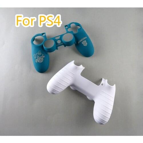 FOR PS4 2.0 Rubber Pattern shell JDS 001 JDM- 011 V1 Front Back Hard Rubber Upper Housing Shell Case For Playstation 4 Gamepad
