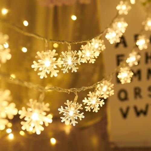 Snowflake Christmas LED Light 2021 Merry Christmas Decorations for Home Christmas Ornaments Navidad Natal Gift New Year 2022