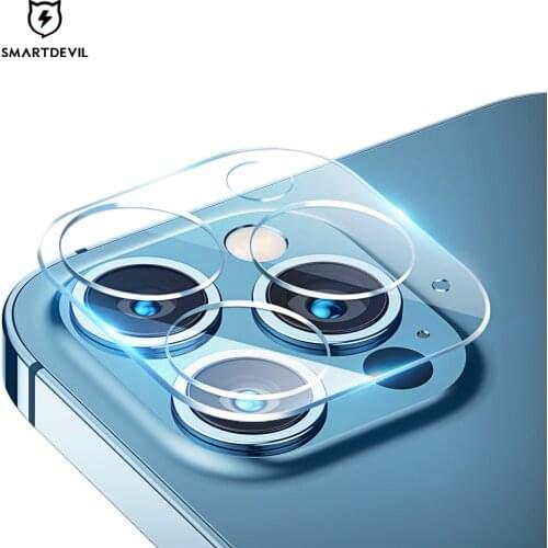 SmartDevil For iPhone 12 Pro Max Camera Protector For iPhone 12 mini Lens Protection HD Protective Glass Full Cover