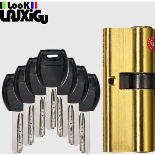 Common standard cylinder door locks, cylinder door locks for entry doors, safety door lock cylinders.outdoor door Key lock.7keys