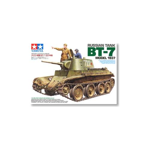 TAMIYA 1/35 scale models 35327 Soviet BT-7 light combat vehicle type 1937