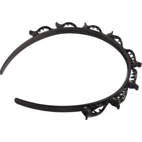 Unisex Alice Hairband Headband Men Women Sports Hair Band Metal Hoop Double Bangs Hairstyle Hairpin